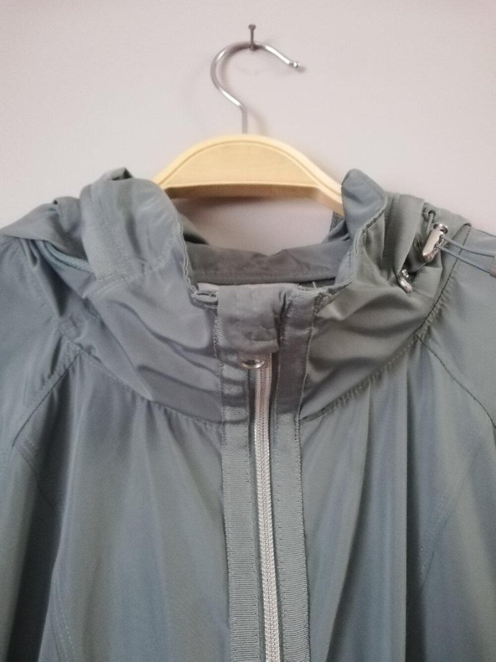 Womens Hooded Anorak Jacket in Slate Gray - Picture 3 of 11